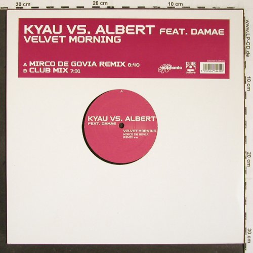 Kyau vs. Albert feat.Damae: Velvet Morning*2, Club Culture (5050466 544-1-0), D, 2003 Typ: 12" Best.-Nr.: V6350 Preis: 7,50 Euro.