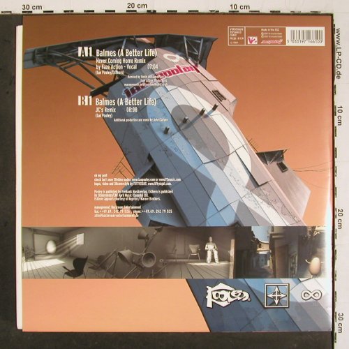 Pooley,Ian feat.Esthero: Balmes (A Better Life) Vol.2, V2 (VVR5016610), EEC, 2001 Typ: 12" Best.-Nr.: V6485 Preis: 7,50 Euro.