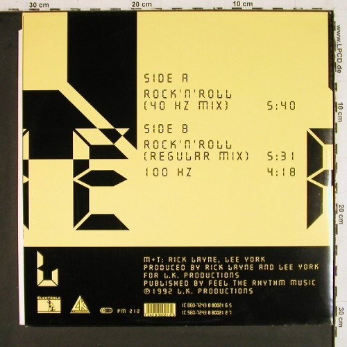 A-One: Rock'n'Roll *2, Electrola (1C060-7243 8), D, 1992 Typ: 12" Best.-Nr.: V8056 Preis: 5,00 Euro.