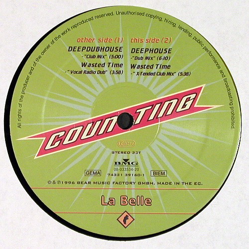La Belle: Wasted Time*2+2, BMG (74321 39160-1), EC, #0014, 1996 Typ: 12" Best.-Nr.: V8061 Preis: 6,00 Euro.