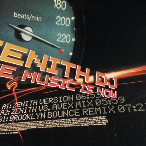 Zenith DJ: The Music Is Now*3, Club Culture (5050466-5258022), D, 2003 Typ: 12" Best.-Nr.: V8079 Preis: 6,00 Euro.
