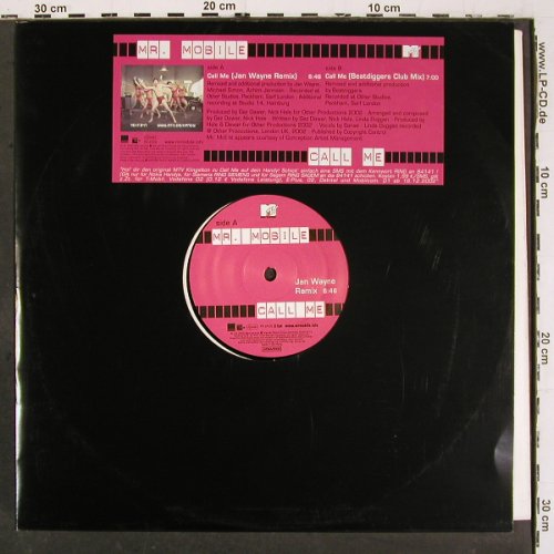 Mr.Mobile: Call Me*2, vg+&sol;m-, (MTV Klingelton), WEA (PR 6928), D, 2002 Typ: 12" Best.-Nr.: V8082 Preis: 4,00 Euro.