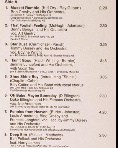 V.A.These Foolish Things 1936: Bob Crosby.. Benny Goodmann, Phontastic Nostalgia(NOST 7658), S, 1986 - LP - V3871 - 9,00 Euro
