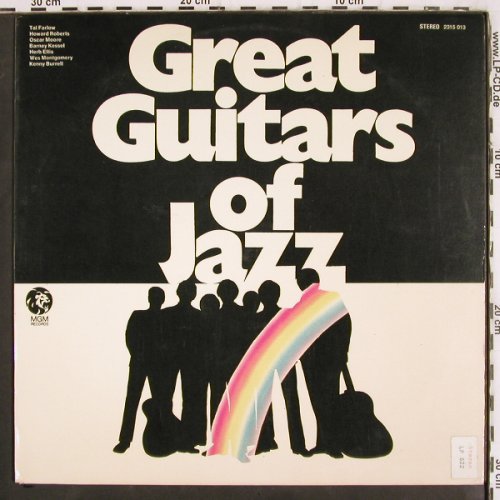 V.A.Great Guitars of Jazz: Tal Farlow... Wes Montgomery, MGM(2315 013), D, 1970 - LP - V3889 - 7,50 Euro