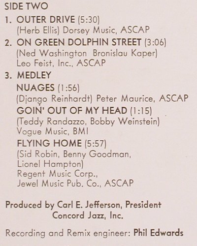Byrd,Charlie/Barney Kessel/H.Ellis: Great Guitars (like new), Concord (CJ-23), US, 1976 Typ: LP Best.-Nr.: V3891 Preis: 12,50 Euro