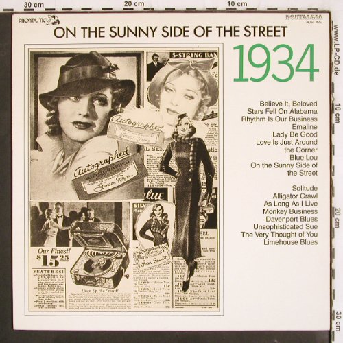 V.A.On the sunny side otStreet 1934: Fats Waller... Cassa Loma Orch., Phontastic(NOST 7653), S, 1984 - LP - V3893 - 9,00 Euro