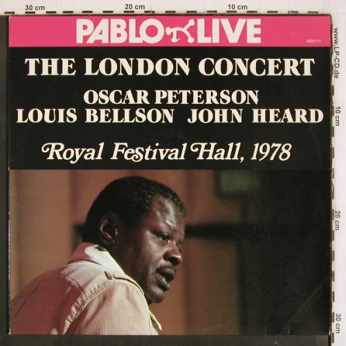 Peterson,Oscar / Bellson / Heard: The London Concert'1978, Foc, Pablo Live(2620 111), D, 1979 - 2LP - V3989 - 24,00 Euro