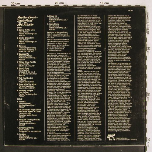 Turner,Joe: Another Epoch-Stride Piano, m /vg+, Pablo(2310 763), D, 1976 - LP - V3991 - 14,00 Euro