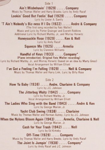 Waller,Fats: Ain't Misbehavin', Foc,Musical Show, RCA Red Seal(CBL2-2965), US, m-/vg+, 1978 - 2LP - V4020 - 7,50 Euro