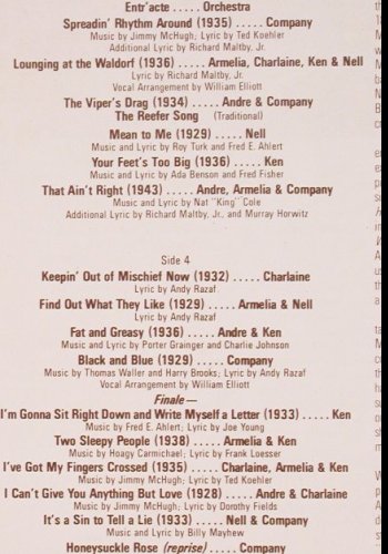 Waller,Fats: Ain't Misbehavin', Foc,Musical Show, RCA Red Seal(CBL2-2965), US, m-/vg+, 1978 - 2LP - V4020 - 7,50 Euro