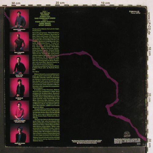 Makoto: Same, m-/vg+, Qwest (925 111-1), D, 1984 Typ: LP Best.-Nr.: V4106 Preis: 5,00 Euro