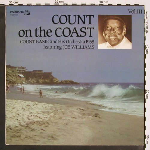 Basie,Count and his Orchestra: Count on the Coast Vol.3,J.Williams, Phontastic(PHONT 7575), S (1958), 1986 - LP - V4233 - 9,00 Euro