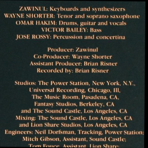 Weather Report: Procession, CBS(CBS 25241), NL, 1983 - LP - V4285 - 7,50 Euro