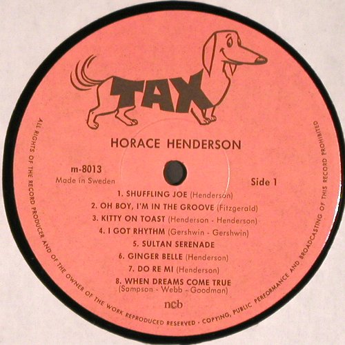 Henderson,Horace: 1940, TAX(m-8013), S,  - LP - V4329 - 9,00 Euro