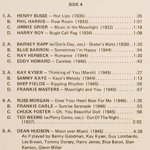 V.A.Big Band Themes on the Air: 1932-1946,over 62 themes..., Foc, First Time Rec.(FTR-2501), US, stoc,  - 2LP - V4332 - 12,50 Euro