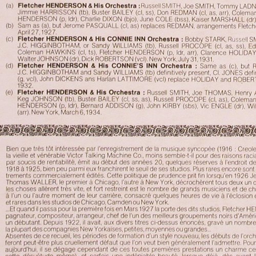 Henderson,Fletcher: Vol.2 (1927-1934), m-/vg+, RCA(741.071), F,  - LP - V4360 - 7,50 Euro