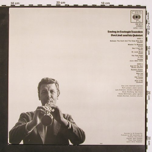Lind,Ove & his Quintet: Swing in Swingin' Sweden, CBS (RM 52719), S, 1969 Typ: LP Best.-Nr.: V4372 Preis: 12,50 Euro