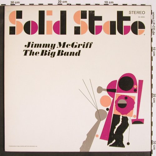 McGriff,Jimmy: The Big Band, Foc, Solid State (SS 180001), US, 1966 Typ: LP Best.-Nr.: V4373 Preis: 22,50 Euro