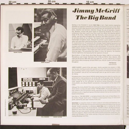 McGriff,Jimmy: The Big Band, Foc, Solid State (SS 180001), US, 1966 Typ: LP Best.-Nr.: V4373 Preis: 22,50 Euro