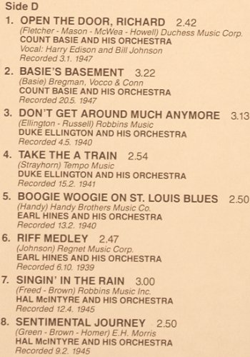 V.A.Big Band Dance - We meet again: Tommy Dorsey... Hal McIntyre, Foc, RCA, Mono(CM 43481-1/2), S(1937-52), 1984 - 2LP - V4383 - 9,00 Euro
