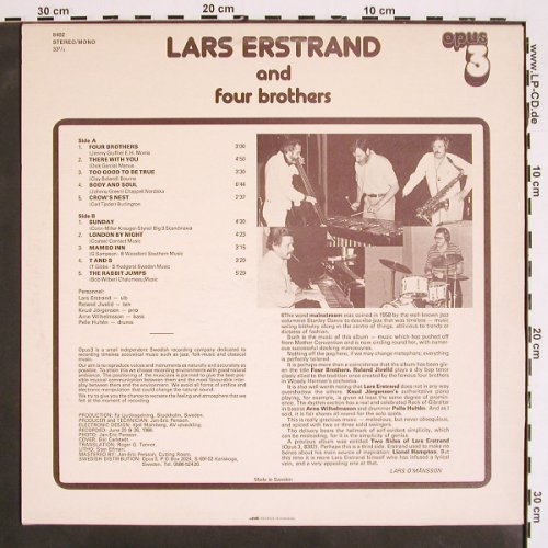 Erstrand,Lars  and Four Brothers: Same, Opus 3(), S, 1984 - LP - V4386 - 20,00 Euro