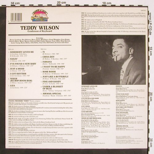 Wilson,Teddy: Gentleman of Keyboard (1934-57), Giants Of Jazz(LPJT 91), I, 1989 - LP - V4389 - 9,00 Euro