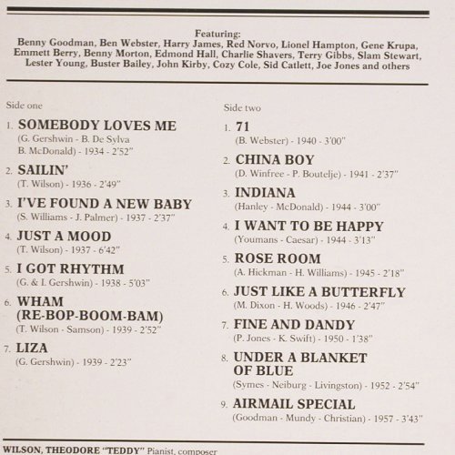 Wilson,Teddy: Gentleman of Keyboard (1934-57), Giants Of Jazz(LPJT 91), I, 1989 - LP - V4389 - 9,00 Euro