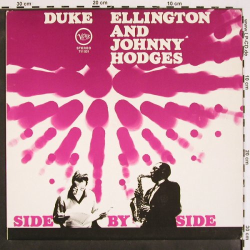 Ellington,Duke & Johnny Hodges: Side By Side (1958/59), Verve(711 031), D, Ri, 1971 - LP - V4392 - 17,50 Euro