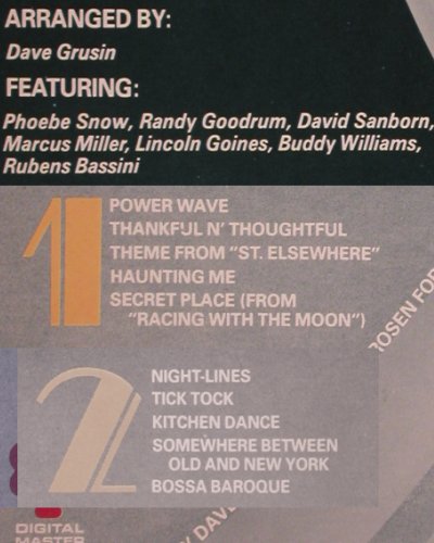 Grusin,Dave: Night-Lines, GRP(GRP-A-1006), SF, 1984 - LP - V4398 - 7,50 Euro