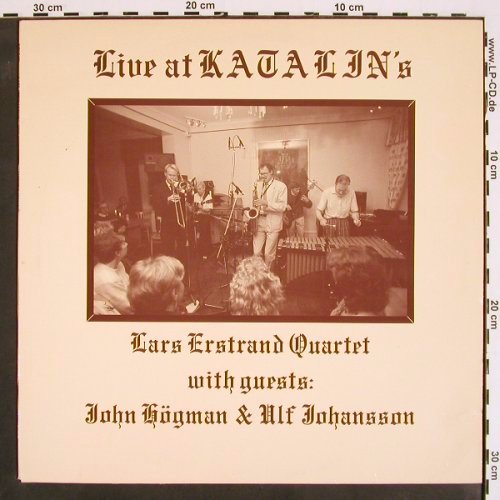 Erstrand,Lars - Quartet: Live at Katalin's, NB Nordbanken(NBLP-001), S, 1989 - LP - V4403 - 22,50 Euro