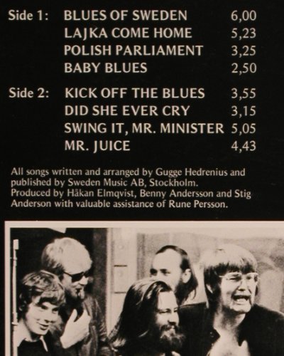 Big Blues Band -Gugge Hedrenius: Blues of Sweden, Polar(POLS 240), S, 1972 - LP - V4406 - 12,50 Euro