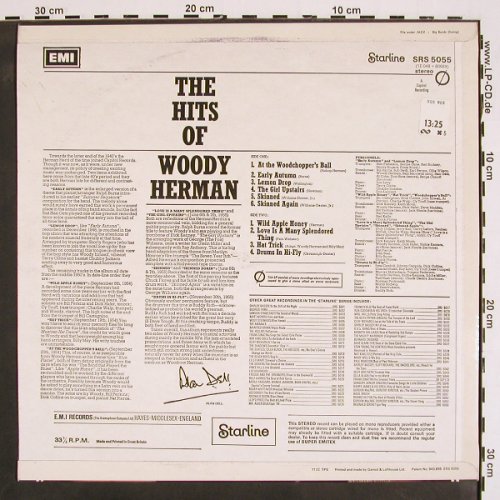Herman,Woody: The Hits of, Starline(SRS 5055), UK,  - LP - V4409 - 8,00 Euro
