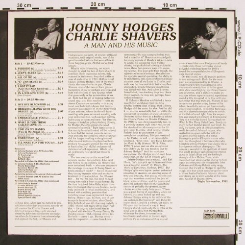 Hodges,Johnny  - Charlie Shavers: A Man And His Music, Storyville(SLP 4073), CH, 1985 - LP - V4411 - 15,00 Euro