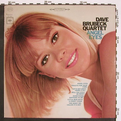 Brubeck Quartet,Dave: Angel Eyes, Mono, Columbia (CS 9148), US,co, 1965 Typ: LP Best.-Nr.: V4413 Preis: 20,00 Euro