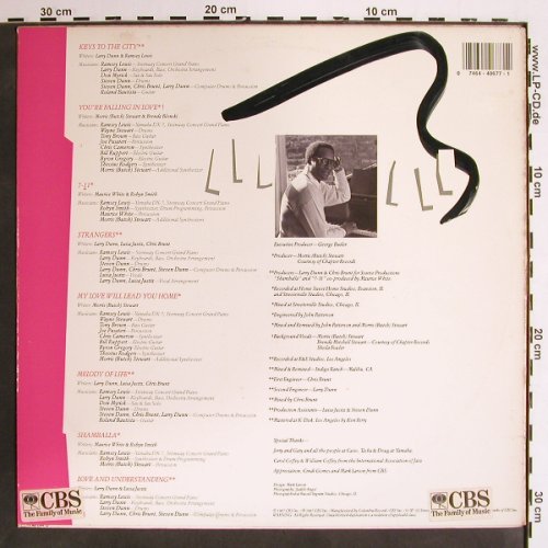 Lewis,Ramsey: Keys To The City, m-/vg+, Columbia Import (FC 40677/AL4067), US, 1987 Typ: LP Best.-Nr.: V4511 Preis: 5,00 Euro