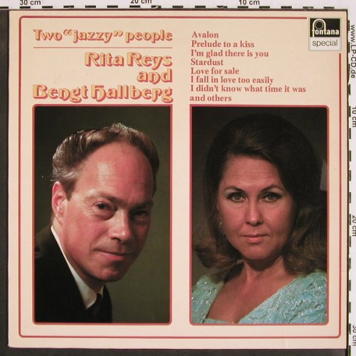 Reys,Rita & Bengt Hallberg: Two Jazzy People (1959), Fontana (6428 109), NL Typ: LP Best.-Nr.: V4524 Preis: 9,00 Euro