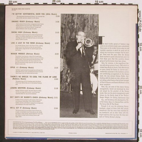 Dorsey,Tommy & his Orch.: The Great, Pickwick (SPC 3168), US, 1973 Typ: LP Best.-Nr.: V4526 Preis: 6,00 Euro