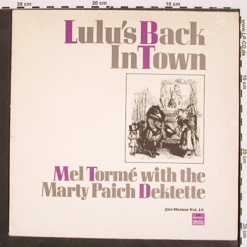 Torme,Mel & Marty Paich Dektette: Lulu's Back in Town, m-/vg+, PolydorJazz MasterVol 10(545 110), UK, 1983 - LP - V4712 - 6,00 Euro