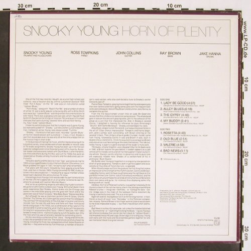 Young,Snooky: Horn of Plenty, m-/vg+, Concord (CJ-91), US, 1979 Typ: LP Best.-Nr.: V4719 Preis: 7,50 Euro