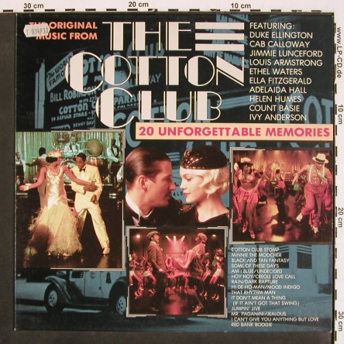 V.A.Cotton Club - Orign. Music from: 20 Unforgetable Memories, m-/vg+, Big Band Era(20186), D, 1985 - LP - V4724 - 9,00 Euro