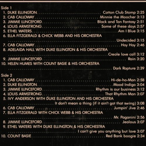 V.A.Cotton Club - Orign. Music from: 20 Unforgetable Memories, m-/vg+, Big Band Era(20186), D, 1985 - LP - V4724 - 9,00 Euro