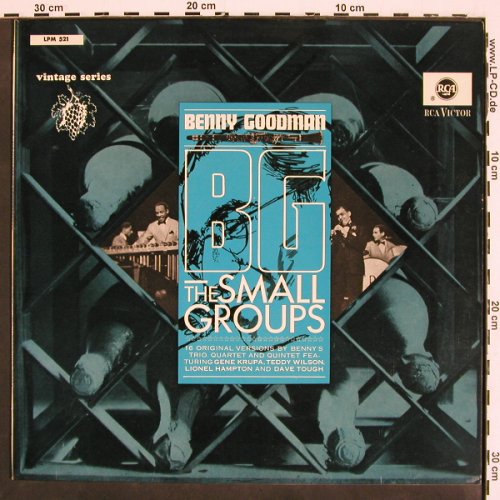 Goodman,Benny: B.G. The Small Groups (1936-38), RCA (LPM 521), D Typ: LP Best.-Nr.: V4760 Preis: 15,00 Euro