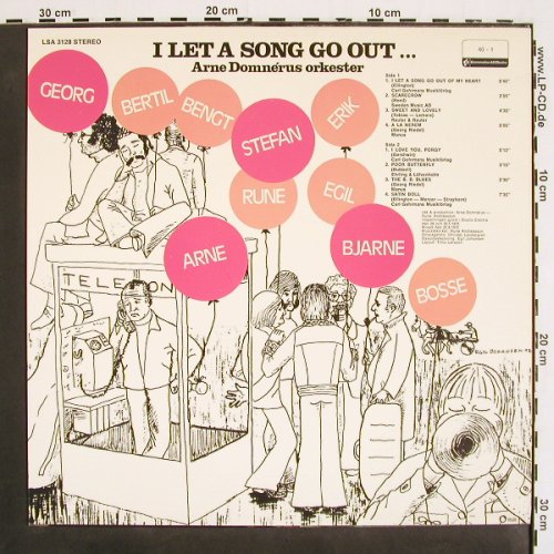 Domnerus,Arne - Orkester: I let a song go out..., RCA (LSA 3128), S, 1972 Typ: LP Best.-Nr.: V4779 Preis: 20,00 Euro