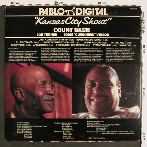 Basie,Count: Kansas City Shout, red vinyl, Pablo (D2310859), US, 1980 Typ: LP Best.-Nr.: V4790 Preis: 17,50 Euro