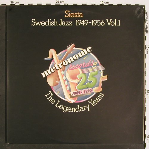V.A.Siesta, Swedish Jazz 1949-56: Vol.1, Mono, Foc, m-/vg+, Metronome (JMLP 2-104), S, 1974 Typ: 2LP Best.-Nr.: V4817 Preis: 9,00 Euro