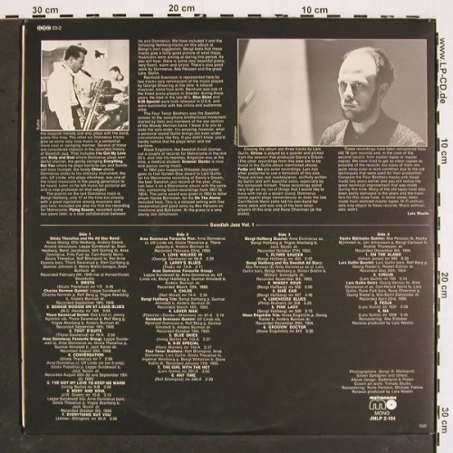 V.A.Siesta, Swedish Jazz 1949-56: Vol.1, Mono, Foc, m-/vg+, Metronome (JMLP 2-104), S, 1974 Typ: 2LP Best.-Nr.: V4817 Preis: 9,00 Euro