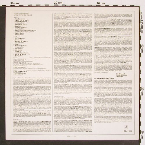Goodman,Benny - CAMELCaravans Vol.2: Swingin' down the Lane, Broadcast, Genius of Jazz Prod.(GOJ 1033), UK, 1983 - LP - V4822 - 9,00 Euro