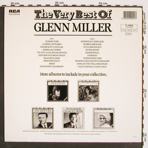 Miller,Glenn: The Very Best of, Mono - 20 Tracks, RCA(PL 89009), D, 1983 - LP - V4823 - 7,50 Euro