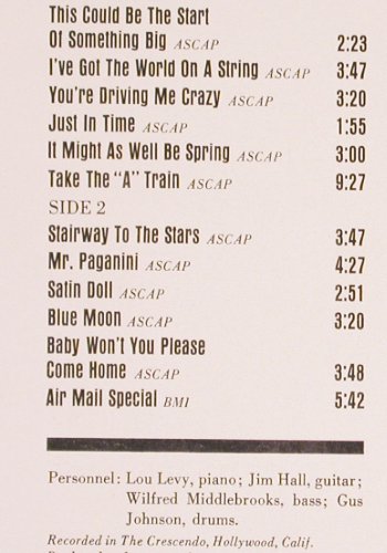 Fitzgerald,Ella: Ella In Hollywood, Live Crescendo, Verve (V-4052), US, woc, 1961 Typ: LP Best.-Nr.: V4850 Preis: 20,00 Euro