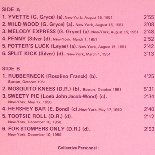 Getz,Stan: Quintet & Quartet, 1950-51, m /vg+, Musidisc (30 JA 5193), F, 1976 Typ: LP Best.-Nr.: V4885 Preis: 12,50 Euro